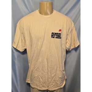 The High & Mighty "Always Hitting The Greens Beige T-shirt NWOT